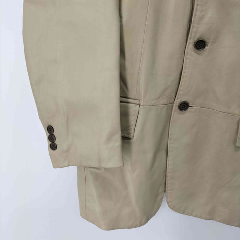 タカキュー TAKA Q ラムレザー3Bテーラードジャケット メンズ JPN:M