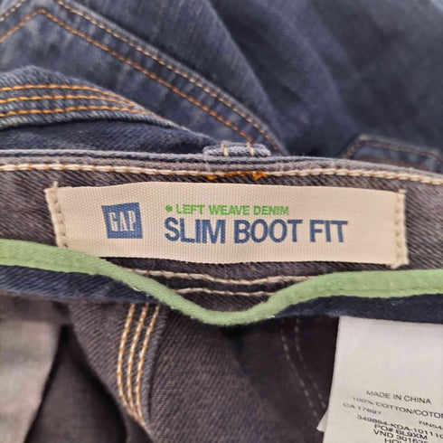 ギャップ Gap SLIM BOOT FIT ヴィンテージライクブーツカットインディゴデニム メンズ 32x30
