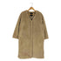 ダブルクローゼット w closet フェイクファー ノーカラーコート レディース FREE
