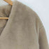 ダブルクローゼット w closet フェイクファー ノーカラーコート レディース FREE