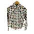 ポールスミスブラック Paul Smith BLACK サークル ペイント 総柄 L/S シャツ レディース EUR:40