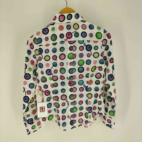 ポールスミスブラック Paul Smith BLACK サークル ペイント 総柄 L/S シャツ レディース EUR:40