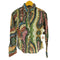 ポールスミスブラック Paul Smith BLACK ボタン グラデーション 総柄 L/S ドレス シャツ レディース EUR:40