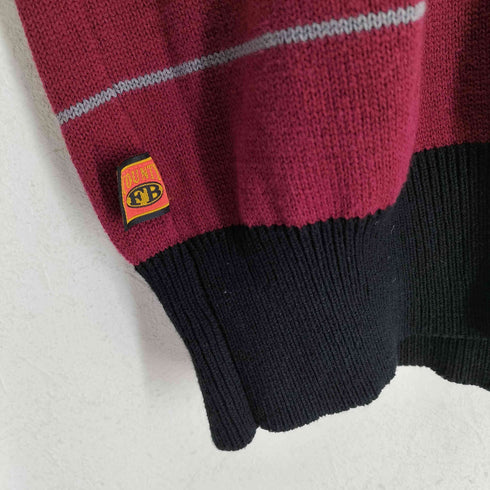 エフビーカウンティ FB COUNTY CHARLIE BROWN アクリル混 ボーダーS/S ポロシャツ メンズ 3XL