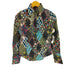 ポールスミスブラック Paul Smith BLACK 裁縫道具 ボタン リボン メジャー 総柄 L/S ドレス シャツ ロングカフス レディース EUR:40