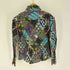 ポールスミスブラック Paul Smith BLACK 裁縫道具 ボタン リボン メジャー 総柄 L/S ドレス シャツ ロングカフス レディース EUR:40