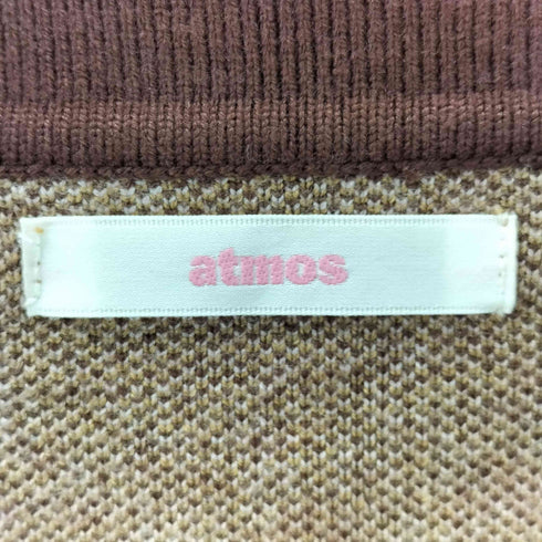 アトモス atmos ストライプ 襟付きカーデ レディース FREE