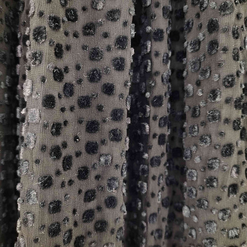 ローブドシャンブルコムデギャルソン robe de chambre COMME des GARCONS ベロアドット シアースカート レディース JPN:1