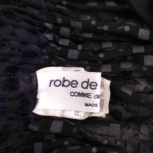 ローブドシャンブルコムデギャルソン robe de chambre COMME des GARCONS ベロアドット シアースカート レディース JPN:1