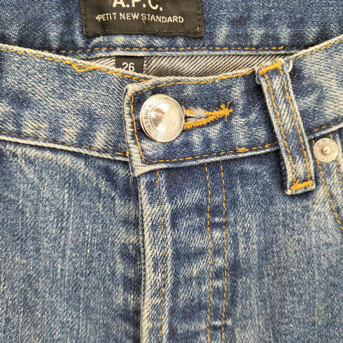 アーペーセー A.P.C. ボタンフライデニムパンツ レディース 28