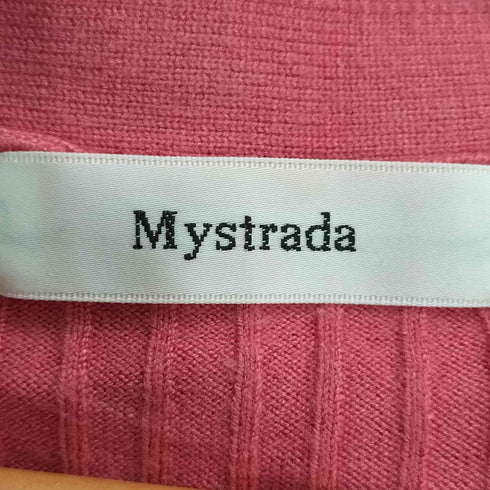 マイストラーダ mystrada フロントボタンリブニットワンピース レディース 38