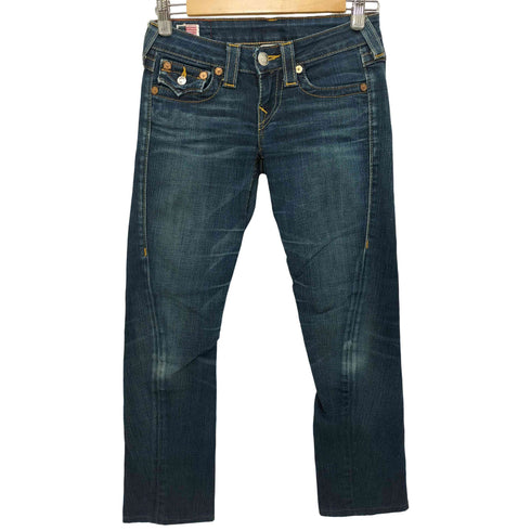 トゥルーレリジョン TRUE RELIGION 90-2000s BILLY USA製 Y2K スキニーデニムパンツ レディース 24