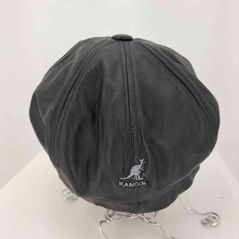 カンゴール KANGOL USA製 レザー キャスケット メンズ XL