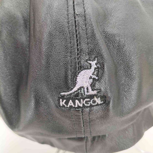 カンゴール KANGOL USA製 レザー キャスケット メンズ XL