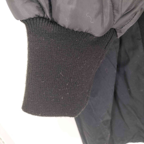 ナナナナサーカ 77circa make triangle switching m-51 coat ブラック レディース