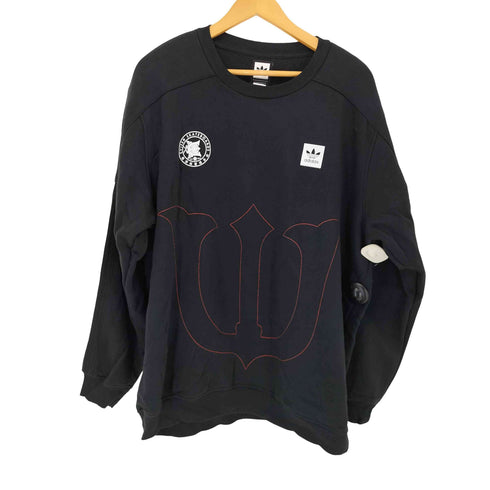 アディダスオリジナルス adidas Originals ビッグロゴ クルーネックスウェットシャツ メンズ import:XL