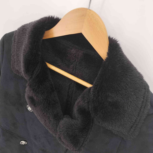 DEBUTTO フェイクムートンコート ムートンピーコート レディース JPN:M