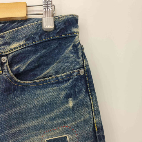 ヒステリックグラマー HYSTERIC GLAMOUR 90S~00S スタッズ STIE LO ダメージ加工デニムパンツ メンズ 32