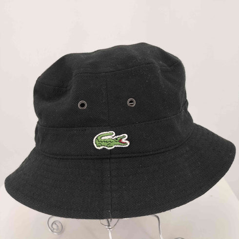 ラコステ LACOSTE ワニ刺繍ロゴ バケットハット メンズ 3