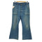 リー Lee 70s MADE IN USA 紙タグ 418-5049 ジッパーフライ ブーツカットデニムパンツ 42TALON メンズ