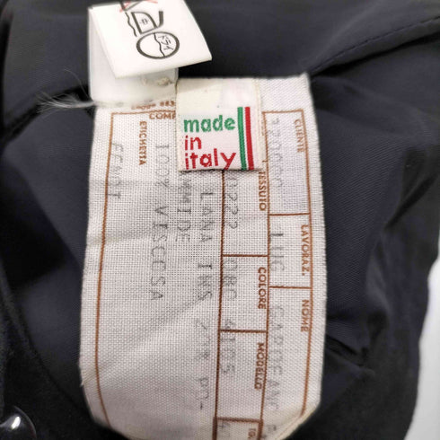 イタリア製 スナップボタンウール巻きスカート レディース