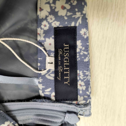 ジャスグリッティー JUSGLITTY フラワープリントロングスカート レディース JPN:1