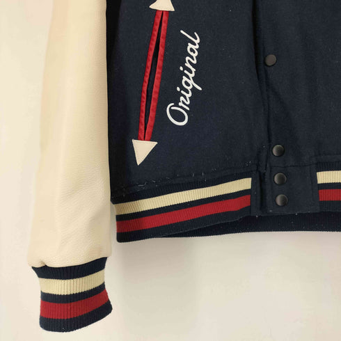 REASON レザー切替ワッペンスタジャン メンズ JPN:XL