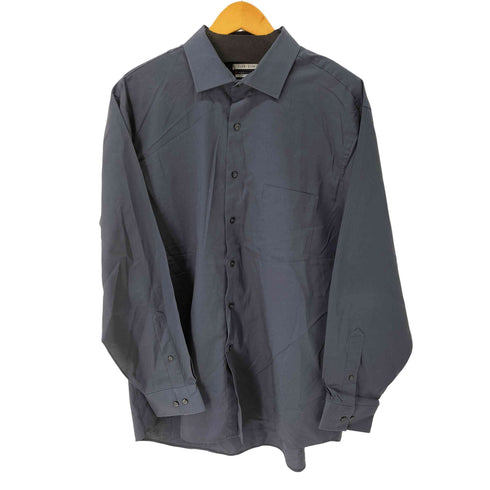 ヴァンヒューゼン VAN HEUSEN ワンポケットL/Sプレーンシャツ メンズ 17 34/35