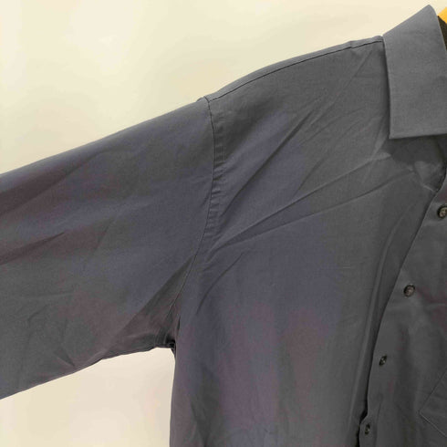 ヴァンヒューゼン VAN HEUSEN ワンポケットL/Sプレーンシャツ メンズ 17 34/35