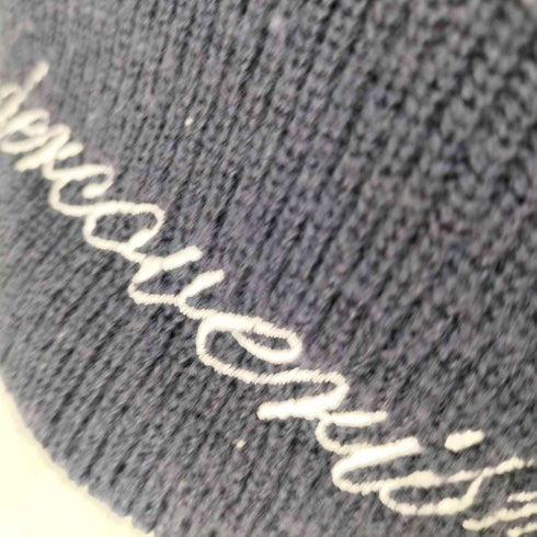 アンダーカバー UNDERCOVER エンブロイダリーロゴ 刺繍アクリル混ビーニー 筆記体 メンズ FREE