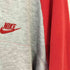 ナイキ NIKE 80s 紺タグ ロゴ刺繍 バイカラー ハーフジップラグランスウェット YKK メンズ import:L