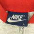 ナイキ NIKE 80s 紺タグ ロゴ刺繍 バイカラー ハーフジップラグランスウェット YKK メンズ import:L