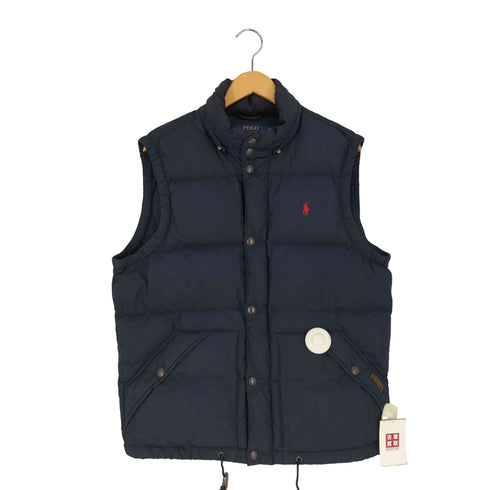 ポロラルフローレン POLO RALPH LAUREN ポニー刺繍 TALON タロンジッパー ダウンベスト メンズ import:M
