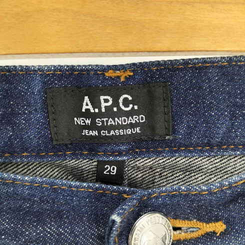アーペーセー A.P.C. NEW STANDARD JEAN CLASSIQUE セルビッチ ボタンフライ デニム パンツ メンズ 29