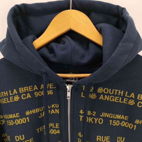 ステューシー Stussy ロゴプリント ジップアップパーカー メンズ JPN:S