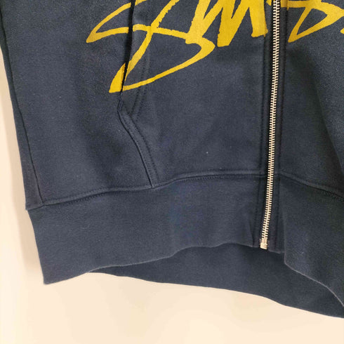 ステューシー Stussy ロゴプリント ジップアップパーカー メンズ JPN:S
