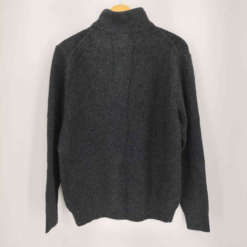 ユニクロ UNIQLO スフレヤーンハーフジップセーター メンズ JPN:L