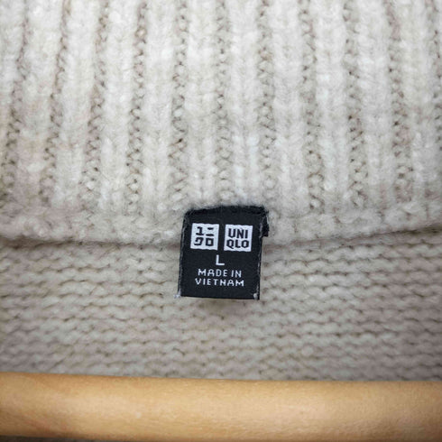 ユニクロ UNIQLO スフレヤーンハーフジップセーター メンズ JPN:L