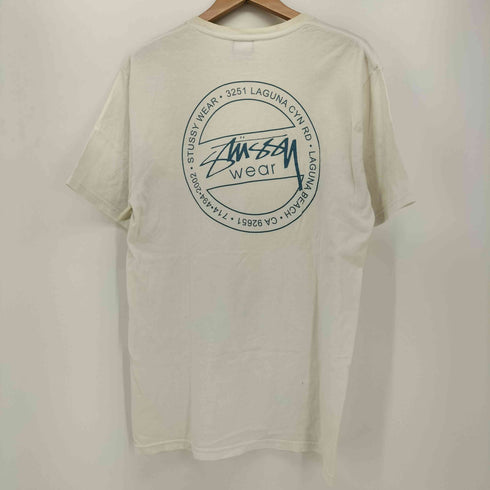 ステューシー Stussy LAGUNA 両面 ロゴプリント クルーネック S/S Tシャツ メンズ import:M