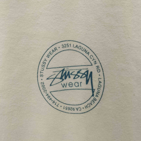 ステューシー Stussy LAGUNA 両面 ロゴプリント クルーネック S/S Tシャツ メンズ import:M