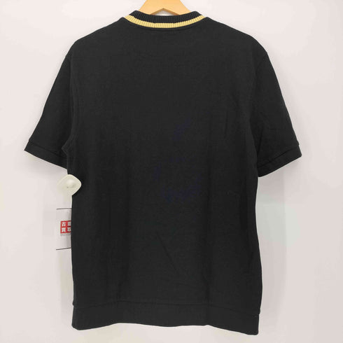 フレッドペリー FRED PERRY SPORTSWEAR 80S復刻 鹿の子刺繍 ボトルネック ニット S/S Tシャツ メンズ UK:40