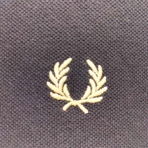 フレッドペリー FRED PERRY SPORTSWEAR 80S復刻 鹿の子刺繍 ボトルネック ニット S/S Tシャツ メンズ UK:40