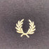 フレッドペリー FRED PERRY SPORTSWEAR 80S復刻 鹿の子刺繍 ボトルネック ニット S/S Tシャツ メンズ UK:40
