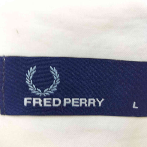 フレッドペリー FRED PERRY 鹿の子刺繍 ポケット S/S シャツ メンズ import:L