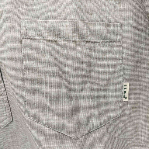 エルエルビーン L.L.Bean ポケット ボタンダウン S/S シャツ メンズ import:M