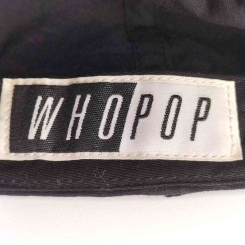 WHOPOP フロント刺繍 6パネルキャップ メンズ