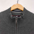 トミーヒルフィガー TOMMY HILFIGER ロゴ刺繍 ハーフジップ ニット セーター メンズ import:XL