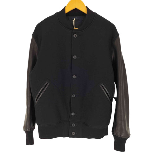 アボンタージ A VONTADE 22AW Classic Award Jacket – DK.NAVY×BLACK クラシック アワード ジャケット スタジャン メンズ JPN:L