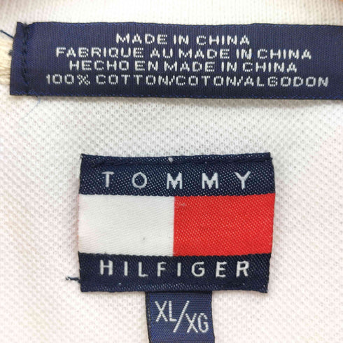 トミーヒルフィガー TOMMY HILFIGER 90S フラッグタグ S/S ポロシャツ メンズ import:XL