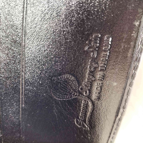 beccaccino genuine stingray skin エイ革 二つ折りウォレット カードケース メンズ
